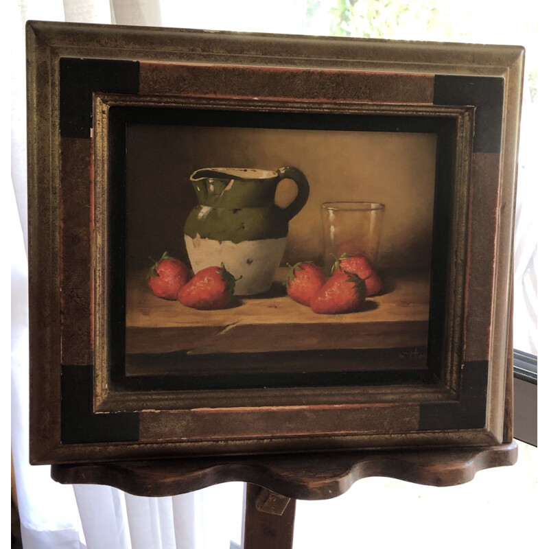 Vintage painting by the painter Thouy