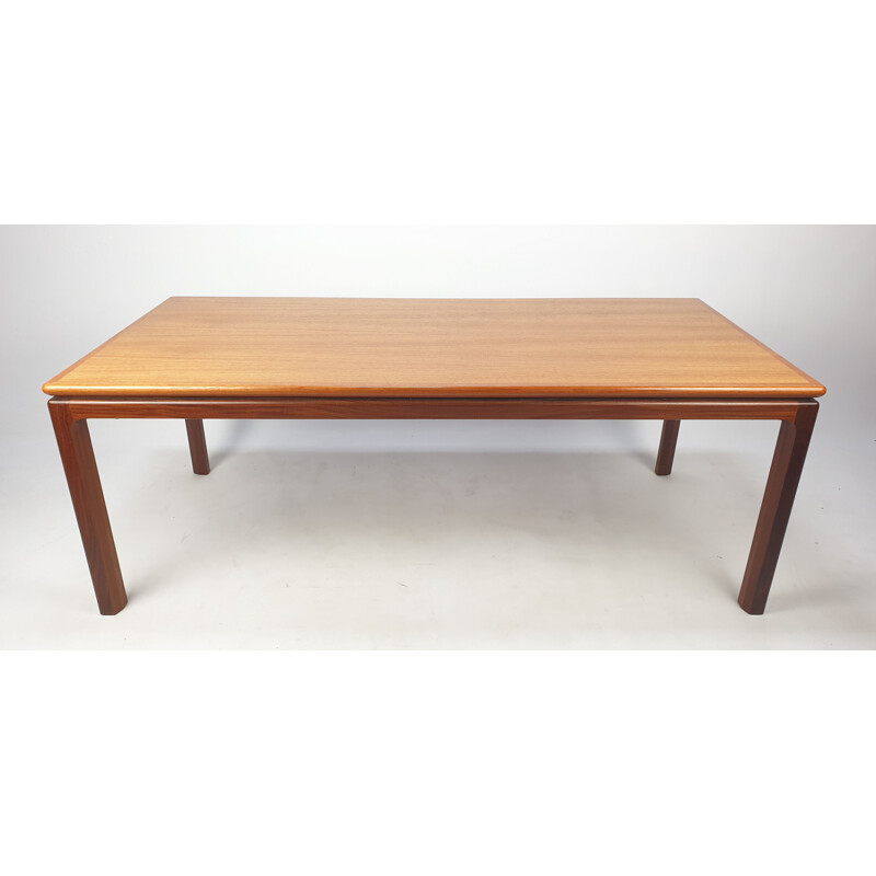 Vintage teakhouten salontafel van Kai Kristiansen voor Aksel Kjersgaard, 1970