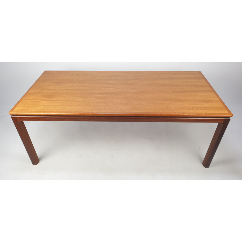 Vintage teakhouten salontafel van Kai Kristiansen voor Aksel Kjersgaard, 1970