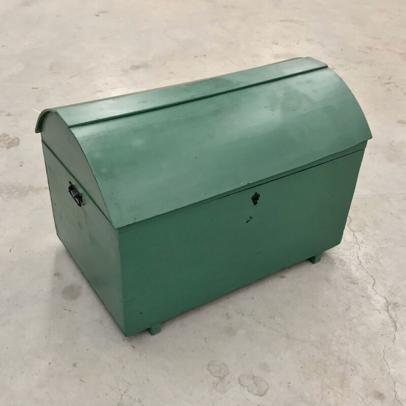 Gevouwen vintage kofferbak groen