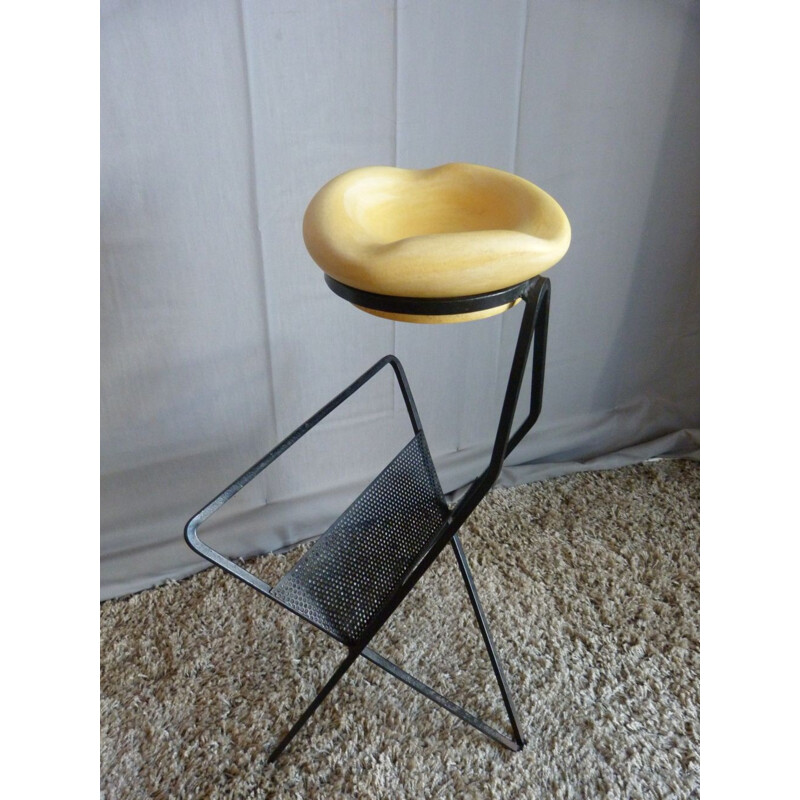 Magazine rack and ashtray vintage - 60