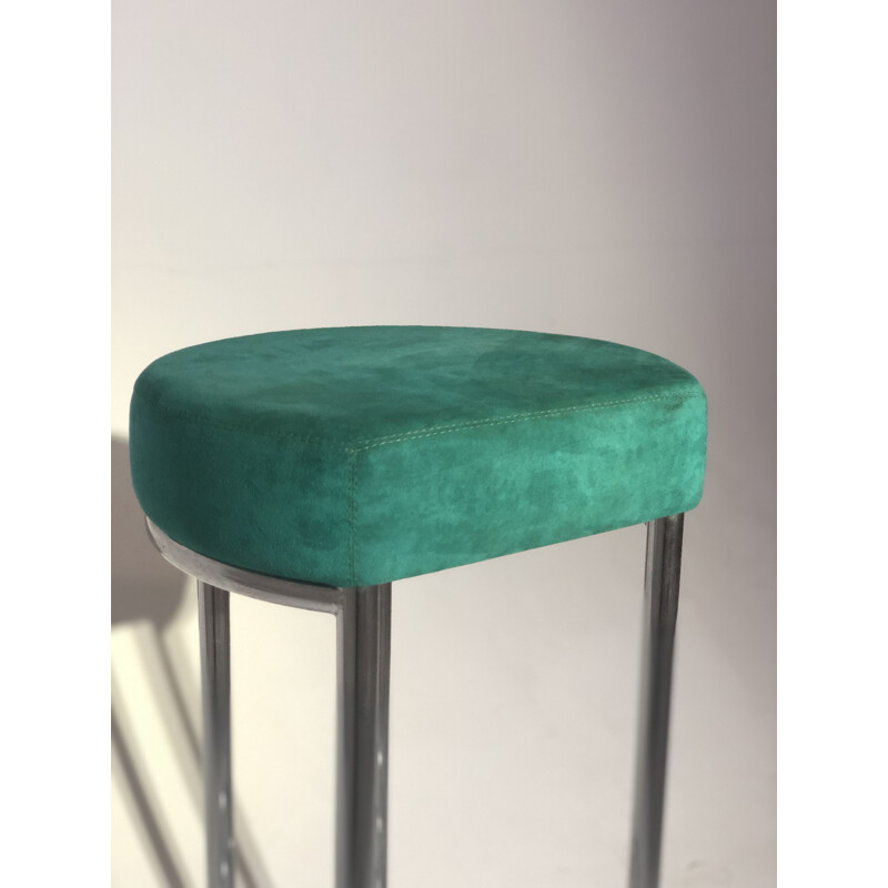 Vintage fabric stool 1990s