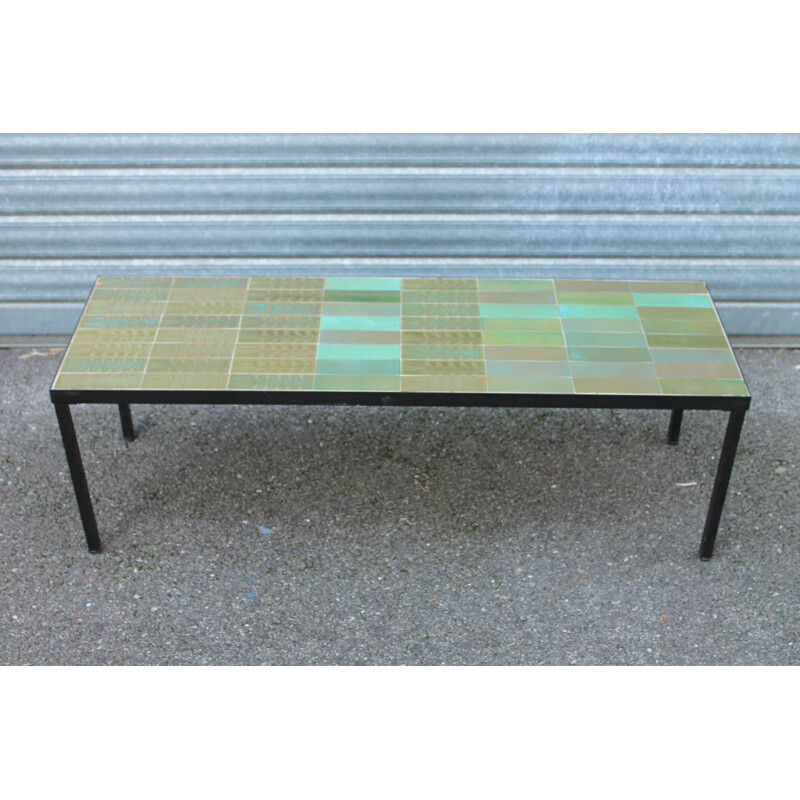 Vintage Roger Capron coffee table 1960s