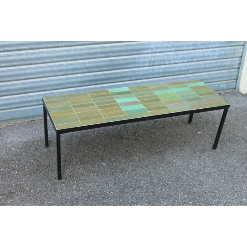 Vintage Roger Capron coffee table 1960s