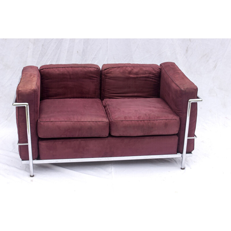 Vintage Le Corbusier Cassina Sofa by Charlotte Perriand and Pierre Jeanneret 1927
