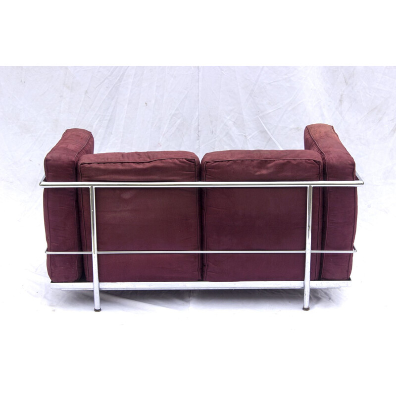 Vintage Le Corbusier Cassina Sofa by Charlotte Perriand and Pierre Jeanneret 1927