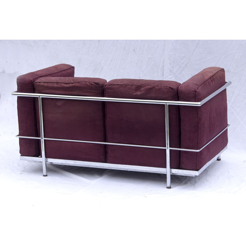 Vintage Le Corbusier Cassina Sofa by Charlotte Perriand and Pierre Jeanneret 1927
