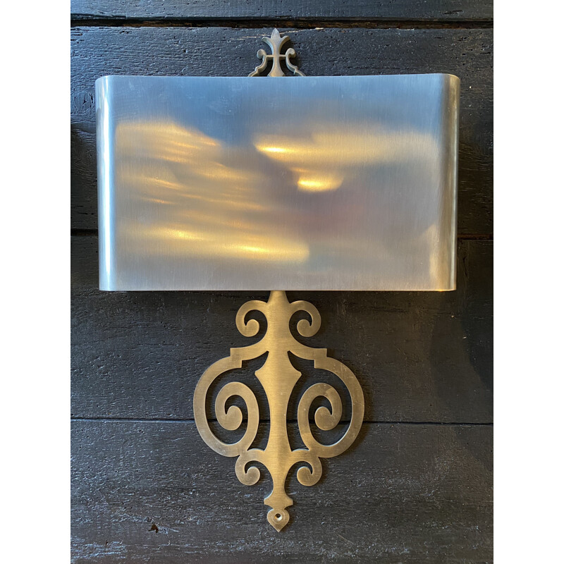 Pair of vintage sconces Maison Charles, France 1970