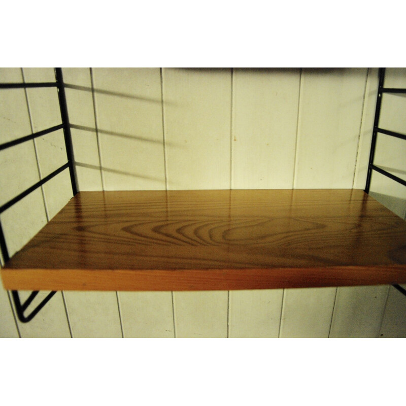 Vintage pine shelf by Nisse Strinning, 1960