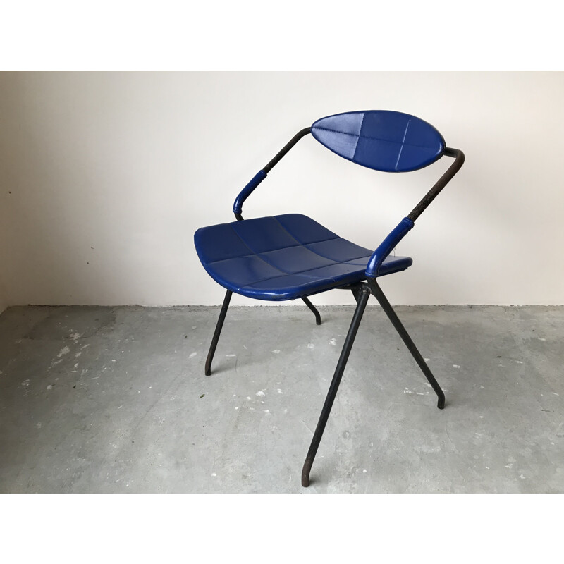 Vintage Rugby Chair by Gilbert Steiner for Steiner 1960