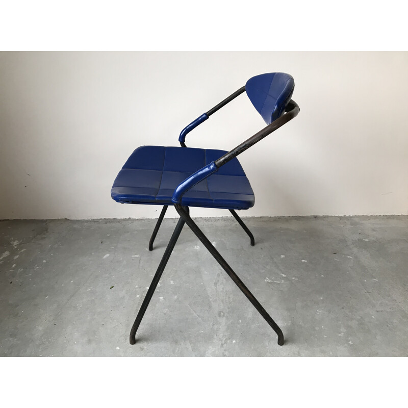 Vintage Rugby Chair by Gilbert Steiner for Steiner 1960