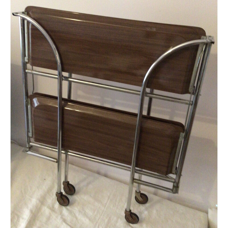 Vintage folding trolley with wheels 1960