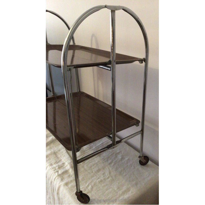 Vintage folding trolley with wheels 1960