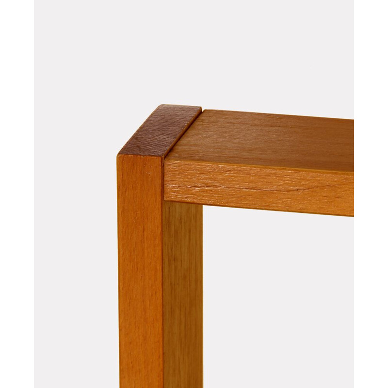 Vintage oak shelf by Ludvik Volak for Drevopodnik Holesov 1960s