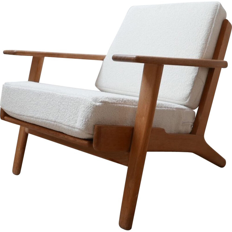 Vintage GE290 Lounge Armchair by Hans J Wegner 1960s