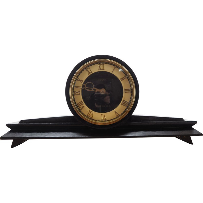 Vintage Art Deco Fireplace Clock 1930s