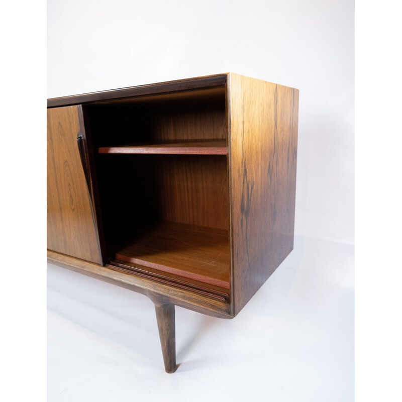 Vintage rosewood wine rack por Omann Junior, 1960