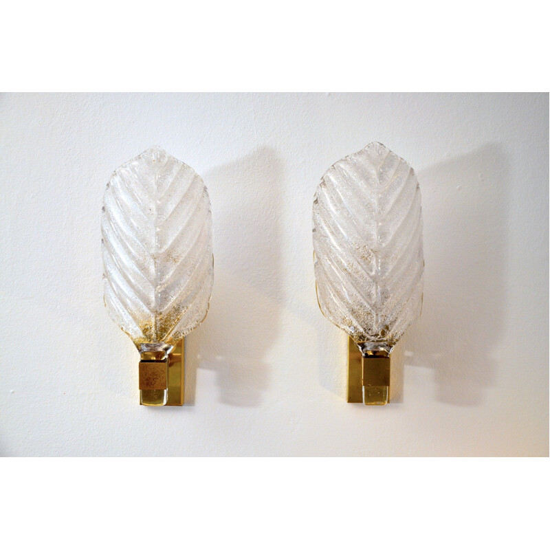 Paar vintage wandlampen Carl Fagerlund 1960