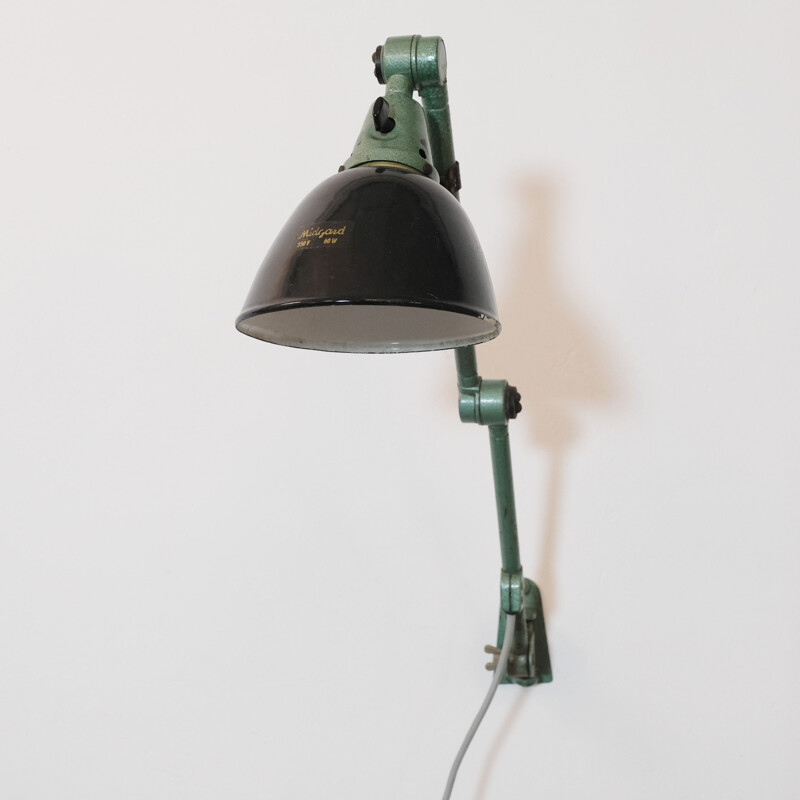 Vintage Midgard studio lamp by Curt Fisher 1930s