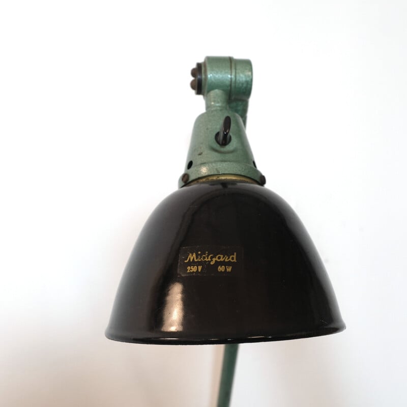 Lampe d'atelier vintage Midgard par Curt Fisher 1930