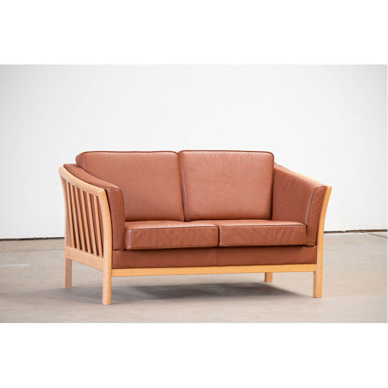 Sofa vinage en cuir, Danois 1960