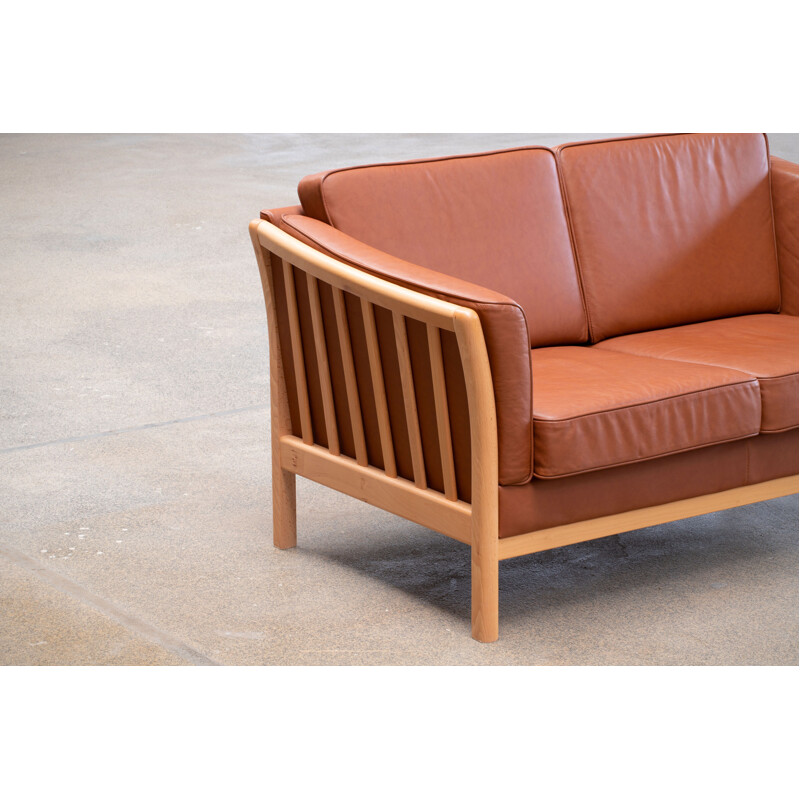 Sofa vinage en cuir, Danois 1960