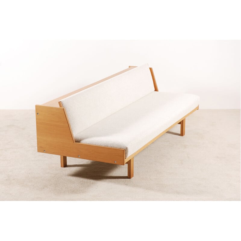 Sofá cama de carvalho Vintage GE-258 de Hans J. Wegner para Getama 1960