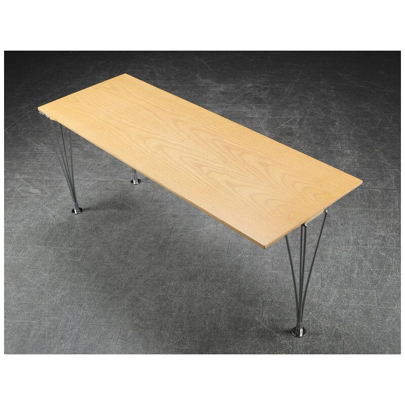 Vintage rectangular coffee table by Piet Hein & Bruno Mathsson 