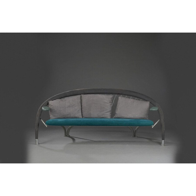 Vintage 3 seater sofa by Andrea Branzi for Cassina, Italy