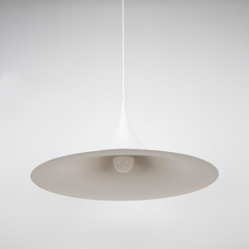 Vintage Semi pendant lamp by Bonderup & Thorup for Lyfa, Denmark 1968