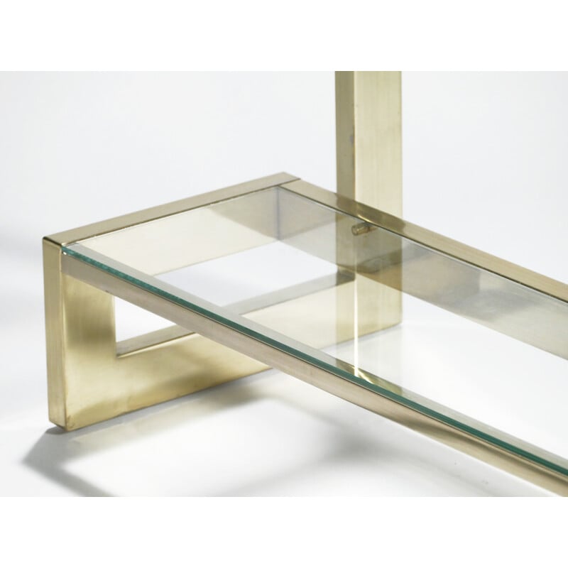 Large vintage brass console by Guy Lefevre for Maison Jansen 1970