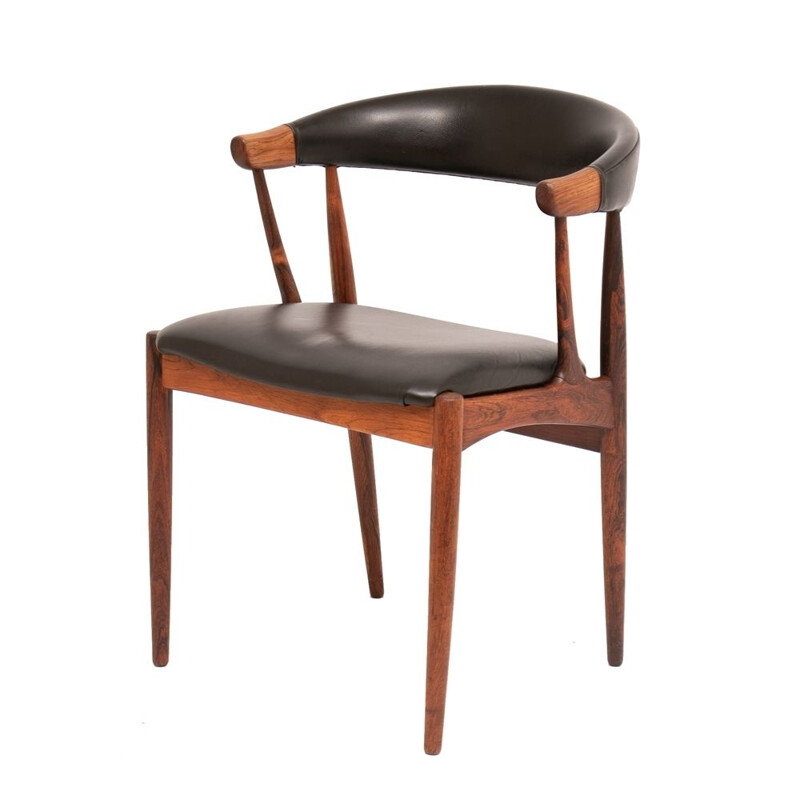 Vintage BA113 Rosewood Armchair by Johannes Andersen for Andersen Mobelfabrik, Denmark 1960