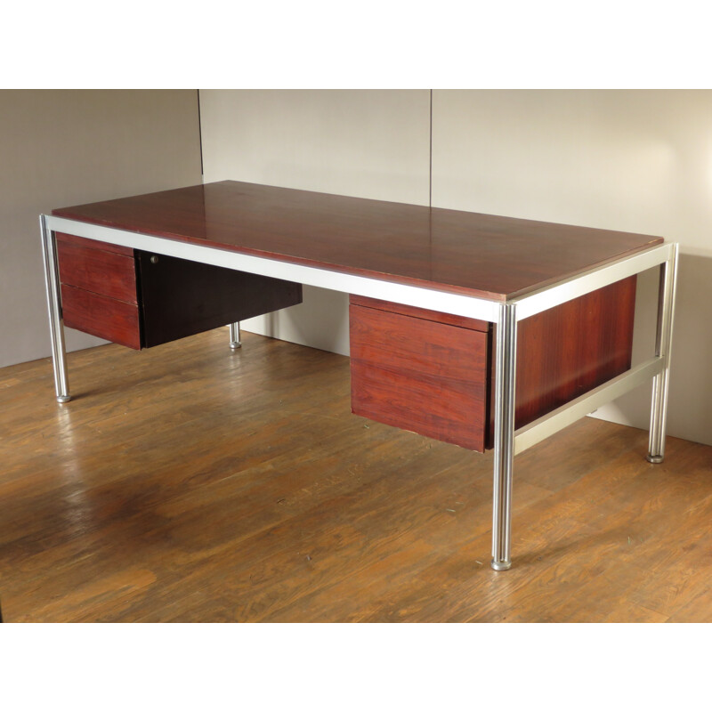 Desk in rosewood, George CIANCIMINO - 1970s