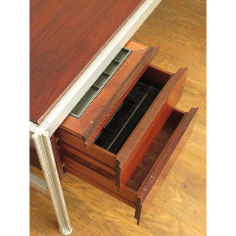 Desk in rosewood, George CIANCIMINO - 1970s