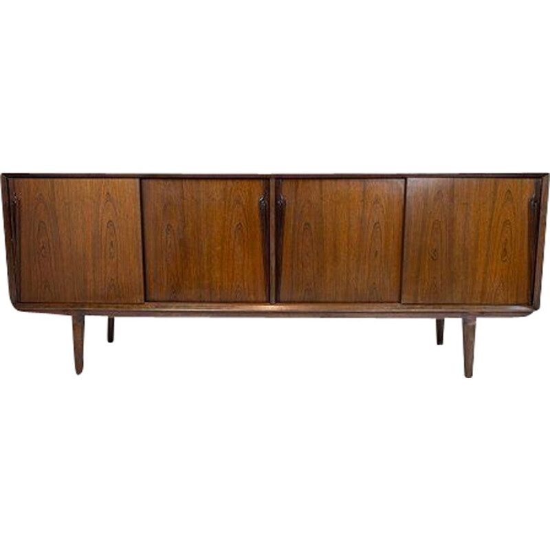 Vintage palissander wijnrek van Omann Junior, 1960