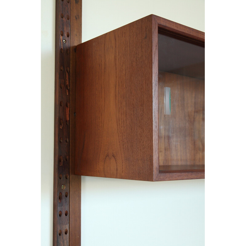 Scandinavian Royal System wall unit in teak and metal, Poul CADOVIUS - 1960