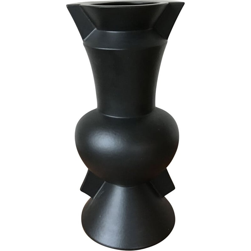 Vase vinage en céramique par Claude Dumas 1980