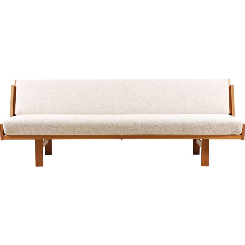 Divano letto vintage in rovere GE-258 di Hans J. Wegner per Getama 1960