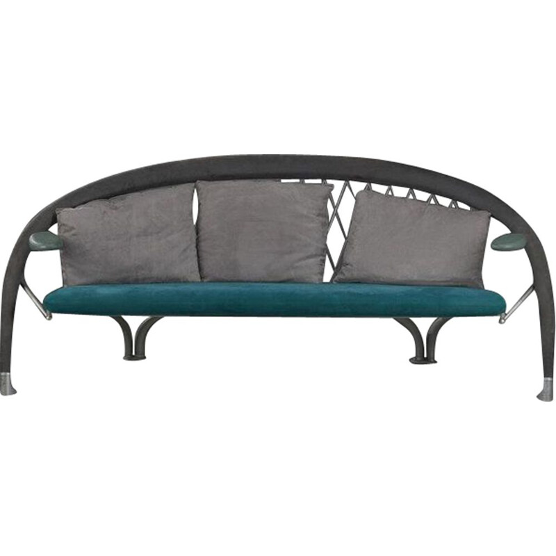 Vintage 3 seater sofa by Andrea Branzi for Cassina, Italy