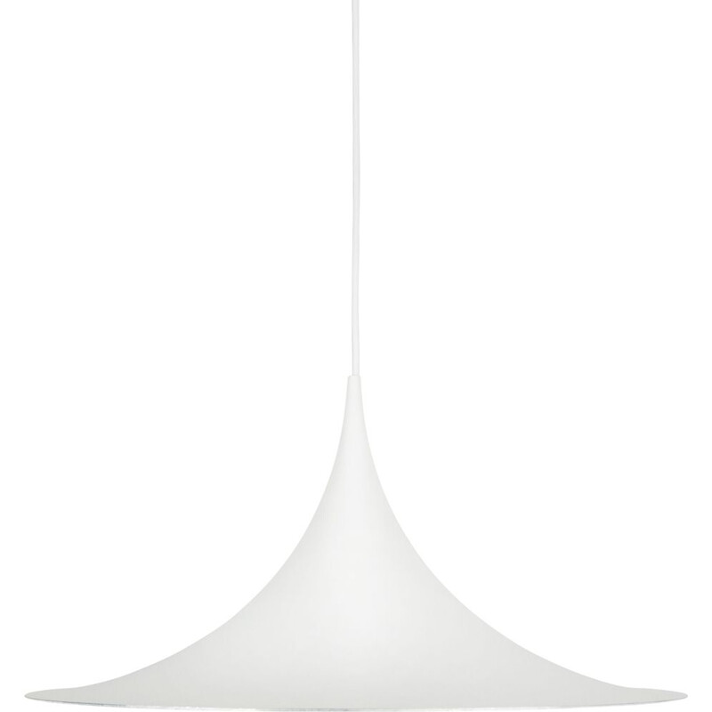 Vintage Semi pendant lamp by Bonderup & Thorup for Lyfa, Denmark 1968