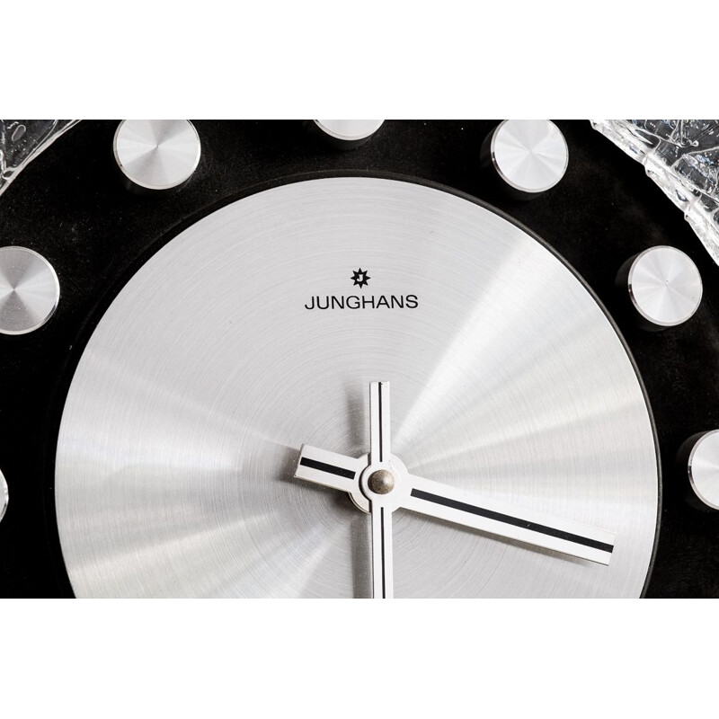 Vintage Astra quartz wall clock by Junghans 1970s