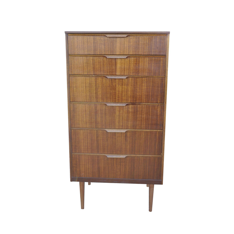 Vintage Teak Chest of Drawers by Frank Guille Austinsuite, UK 1960s