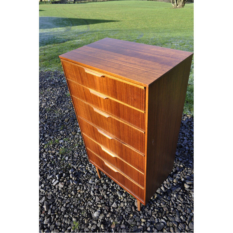 Vintage Teak Chest of Drawers by Frank Guille Austinsuite, UK 1960s