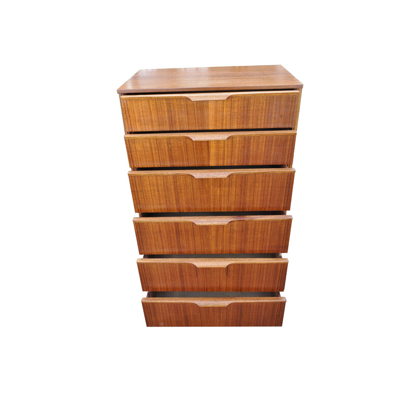 Vintage Teak Chest of Drawers by Frank Guille Austinsuite, UK 1960s