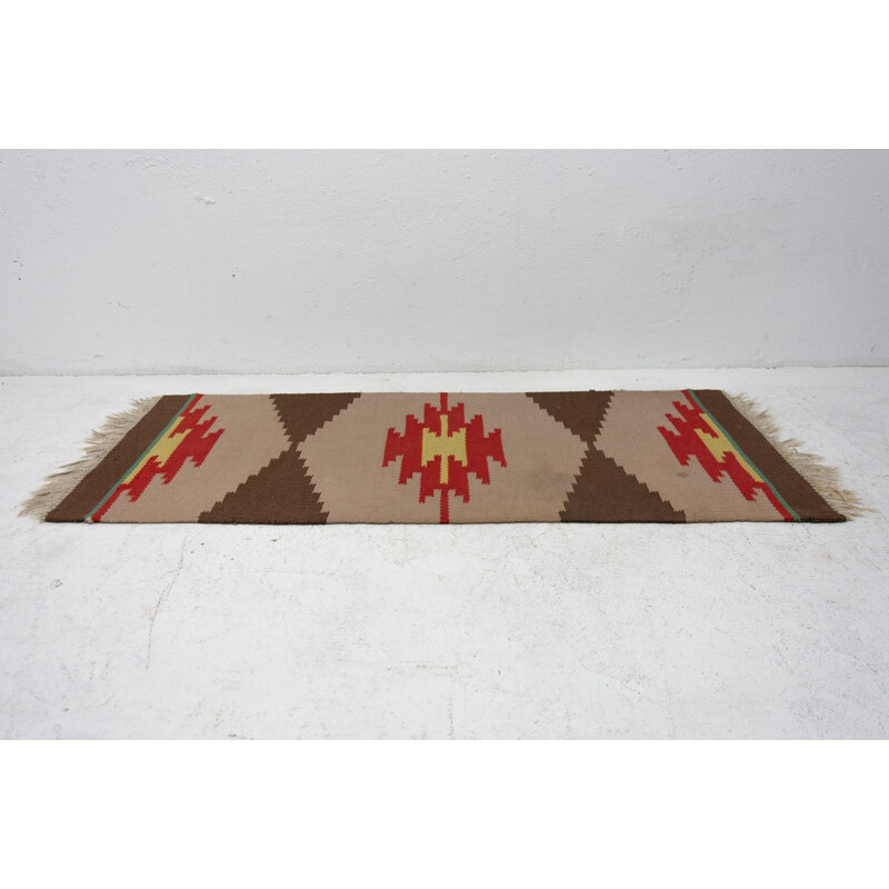 Modern vintage tapijt Kelim 1960