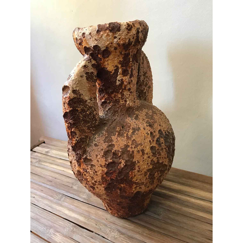 Vintage terracotta jug