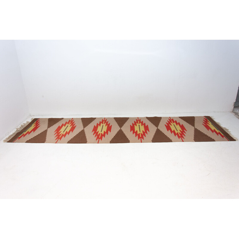 Tapis vintage moderne Kelim 1960