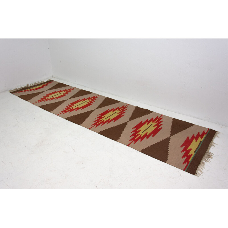 Tapis vintage moderne Kelim 1960