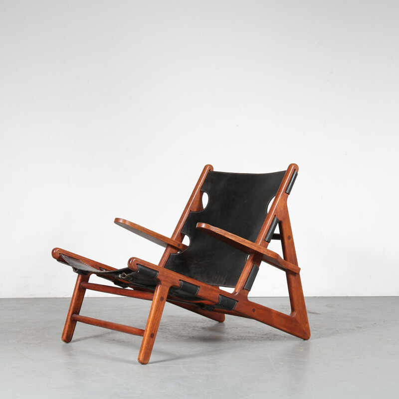 Vintage 'Hunting Chair' for Fredricia Borge Mogensen Denmark 1960