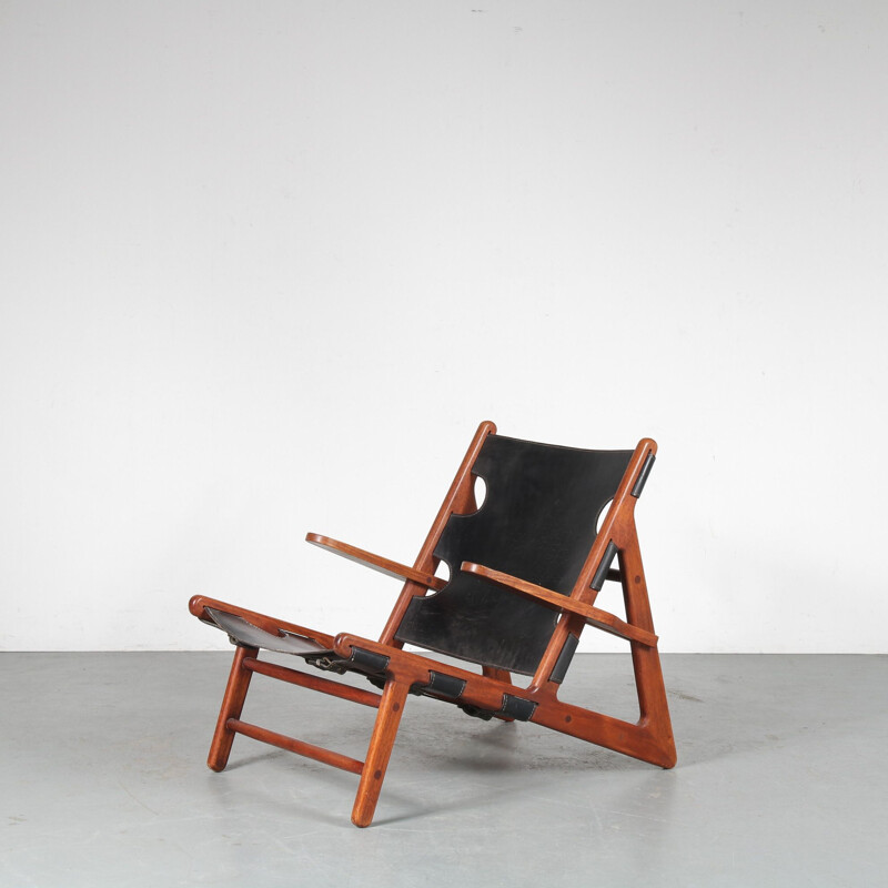 Vintage 'Hunting Chair' for Fredricia Borge Mogensen Denmark 1960